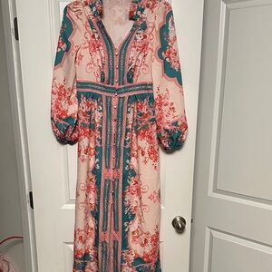Floral Long Sleeve Dress